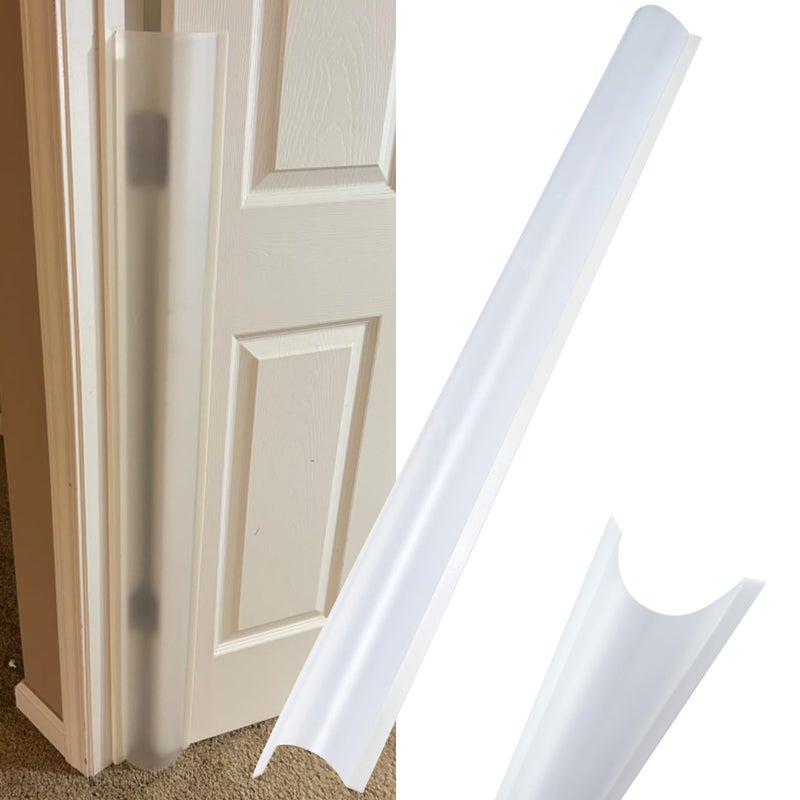 Fariita 2PCS Child Proofing Door Finger Pinch Protector Clear Door Jam Shield for Child Safety Finger Pinch Guard Hinge Protectors for Kids/Pet - Image 1